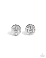 Paparazzi Woven Wisdom - Silver Earrings