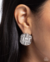 Paparazzi Woven Wisdom - Silver Earrings