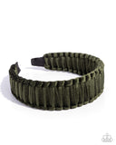 Paparazzi Woven Work- Green Haedband