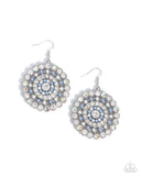 Paparazzi Wreathed Wonderland- Blue Earrings