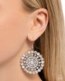 Paparazzi Wreathed Wonderland- Blue Earrings