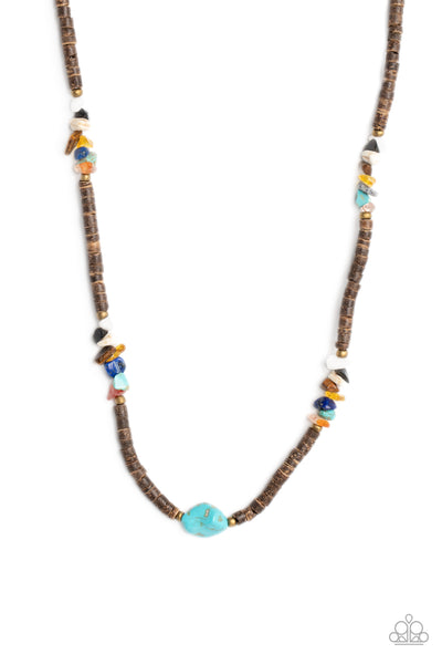 Paparazzi Stony Survivor - Multi Urban Necklace