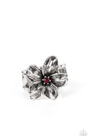 Paparazzi Tropical Treat - Red Flower Ring