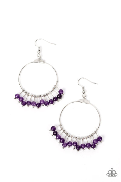 Paparazzi Free Your Soul - Purple Earrings