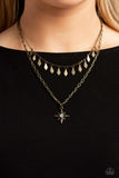 Paparazzi The Second Star To The LIGHT - Brass Necklace