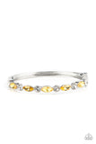 Paparazzi Petitely Powerhouse - Yellow Marquise Bracelet