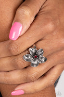 Paparazzi Tropical Treat - Red Flower Ring