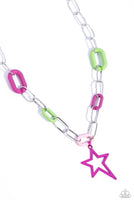 Paparazzi Stargazing Show- Pink Necklace