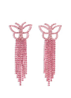 ONE PER PERSON Billowing Butterflies- Pink Butteerfly Earrings