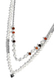Paparazzi Pearl Pact- Brown Necklace