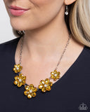 Paparazzi Whimsical Way- Yellow Necklace