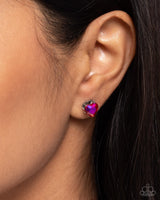 Paparazzi Sweet-Heart Stunner- Pink Earrings