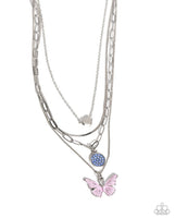 Paparazzi Whimsical Wardrope- Pink Necklace