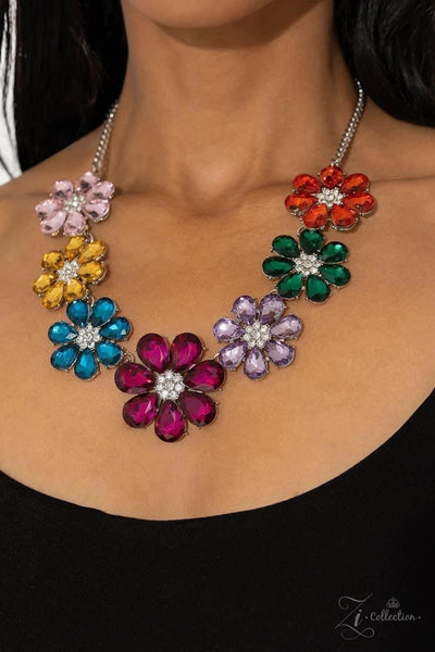 Paparazzi ZI Outgoing- Floral Necklace