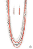 Paparazzi Industrial Vibrance - Orange - Veronica's Jewelry Paradise, LLC