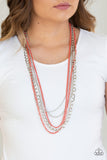 Paparazzi Industrial Vibrance - Orange - Veronica's Jewelry Paradise, LLC