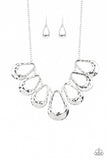 Paparazzi Teardrop Envy - Silver - Veronica's Jewelry Paradise, LLC