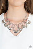 Paparazzi Teardrop Envy - Silver - Veronica's Jewelry Paradise, LLC