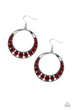 Paparazzi Ka-POW Dazzle - Red - Veronica's Jewelry Paradise, LLC