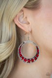 Paparazzi Ka-POW Dazzle - Red - Veronica's Jewelry Paradise, LLC