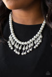 Paparazzi Miss Majestic - White - Veronica's Jewelry Paradise, LLC