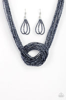 Paparazzi Knotted Knockout - Blue - Veronica's Jewelry Paradise, LLC