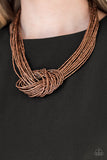 Paparazzi Knotted Knockout - Copper - Veronica's Jewelry Paradise, LLC