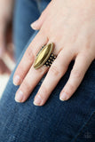Paparazzi Renegade Radiance - brass - Veronica's Jewelry Paradise, LLC