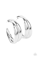 Paparazzi Colossal Curves - Silver - Veronica's Jewelry Paradise, LLC