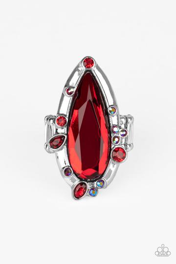 Paparazzi Sparkle Smitten - RED - Veronica's Jewelry Paradise, LLC