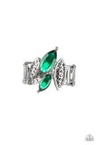 Paparazzi Stay Sassy - Green - Ring - Veronica's Jewelry Paradise, LLC