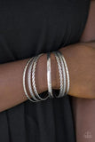 Paparazzi Rattle and Roll - Silver - Veronica's Jewelry Paradise, LLC