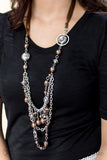 Paparazzi All The Trimmings - Brown - Veronica's Jewelry Paradise, LLC