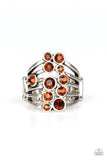 Paparazzi Meet In The Middle - Brown - Veronica's Jewelry Paradise, LLC