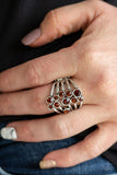 Paparazzi Meet In The Middle - Brown - Veronica's Jewelry Paradise, LLC