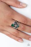 Paparazzi Geo Jazz - Green - Veronica's Jewelry Paradise, LLC