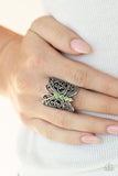 Paparazzi Butterfly Bling - Green - Veronica's Jewelry Paradise, LLC