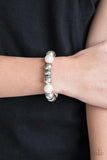 Paparazzi Upper Manhattan - White - Veronica's Jewelry Paradise, LLC