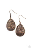 Paparazzi Mayan Mecca - Copper - Veronica's Jewelry Paradise, LLC