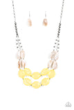 Paparazzi Seacoast Sunset- Yellow - Veronica's Jewelry Paradise, LLC