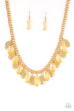 Paparazzi Fringe Fabulous - Gold - Veronica's Jewelry Paradise, LLC