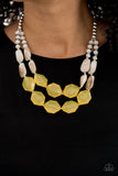 Paparazzi Seacoast Sunset- Yellow - Veronica's Jewelry Paradise, LLC