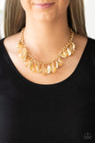 Paparazzi Fringe Fabulous - Gold - Veronica's Jewelry Paradise, LLC