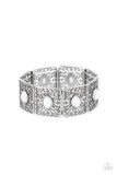 Paparazzi Cakewalk Dancing - White - Veronica's Jewelry Paradise, LLC