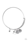 Paparazzi Dreamy Dandelions - Silver - Veronica's Jewelry Paradise, LLC