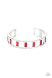 Paparazzi Industrial Icing - Red - Veronica's Jewelry Paradise, LLC