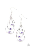 Paparazzi Drop Down Dazzle - Purple - Veronica's Jewelry Paradise, LLC