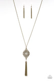 Paparazzi Totally Worth The TASSEL - Brass - Veronica's Jewelry Paradise, LLC