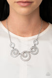Paparazzi Total Head-Turner - White - Veronica's Jewelry Paradise, LLC