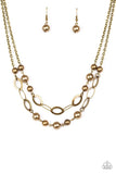 Paparazzi GLIMMER Takes All - Brass - Veronica's Jewelry Paradise, LLC